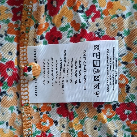 FAITHFULL THE BRANDB Revolved Bellavista Midi Dress in La Gomera Floral - Picture 6 of 12